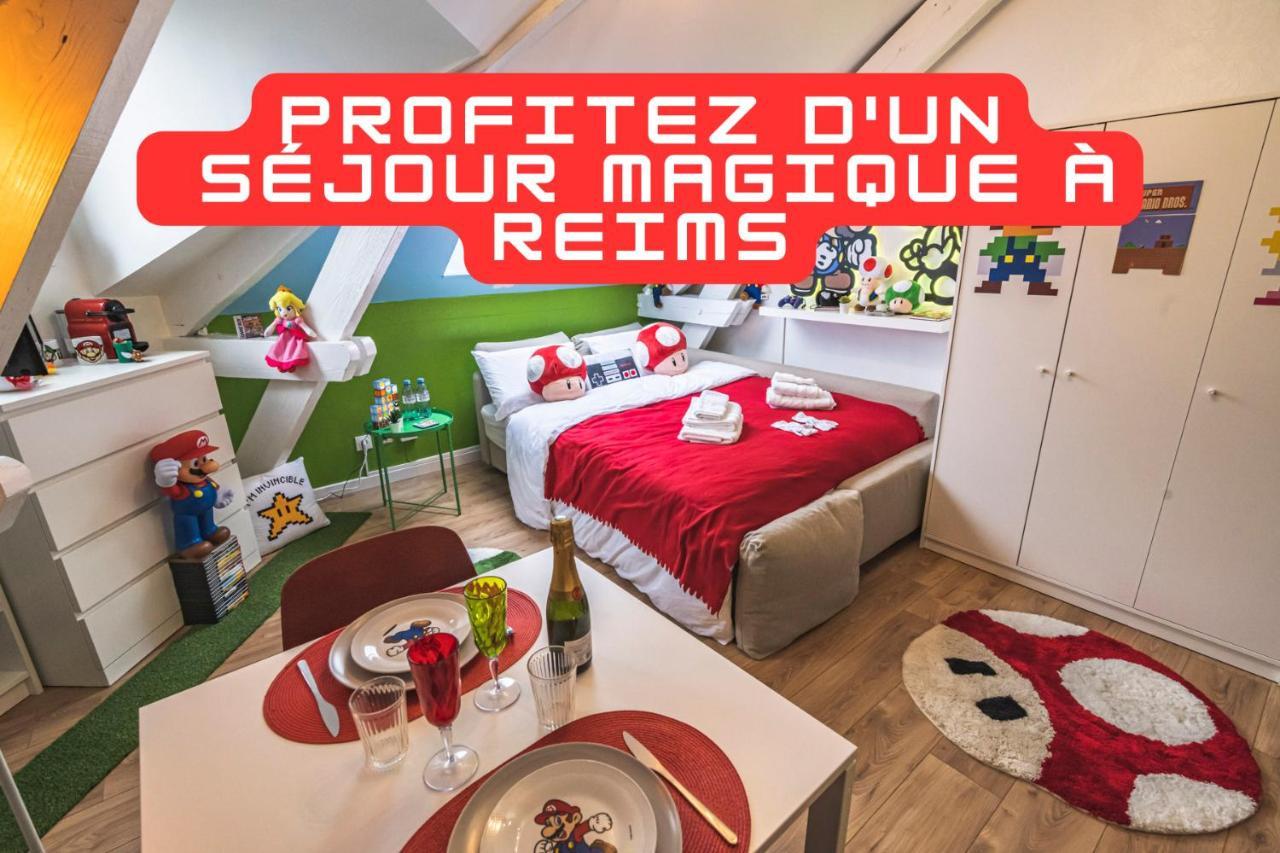 Explorereims - Studio Magique Proche Gare Et Centre エクステリア 写真